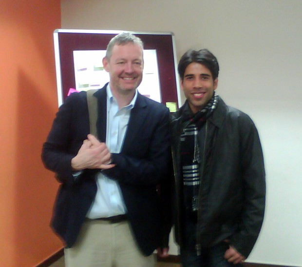 Dwight Merriman with Gaurav Kumar